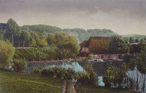 Vogelsdorfer Wassermühle um 1900