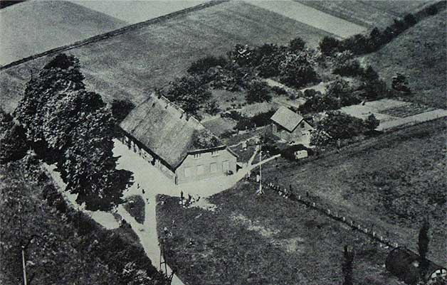 Luftaufnahme Schule Wentorf 1955